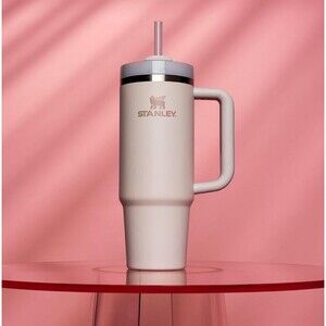 Stanley Quencher H2.0 Flowstate Tumbler 30 Oz Rose Quartz 2.0 Insulated Cup